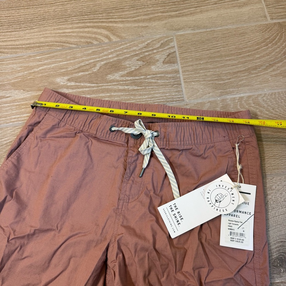 NWT Women's Vuori Ripstop Pants Light Terracotta Size M - Picture 4 of 7